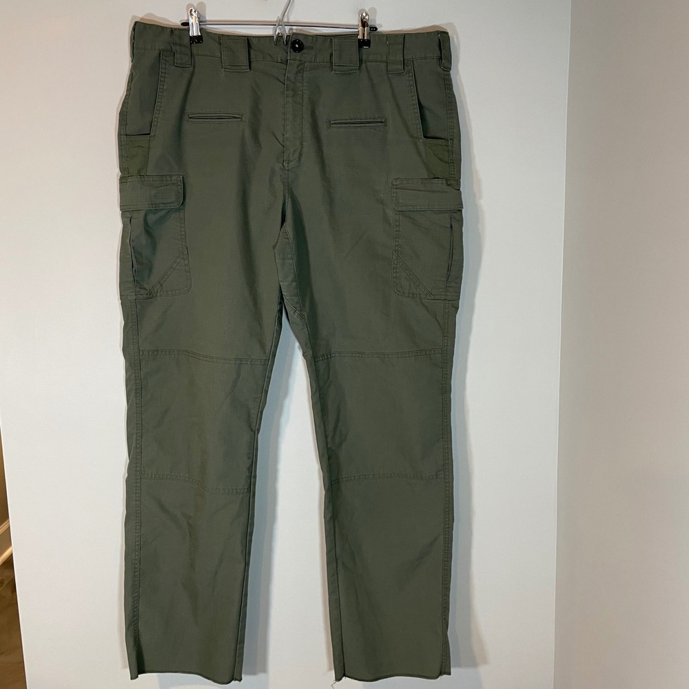 Propper Mens Tactical Cargo‎ Pants Green Ripstop Military 44x36 Unhemmed Uility